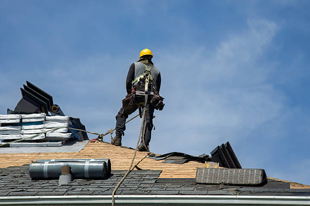 Professional Roofing technician working in Maplewood, MN